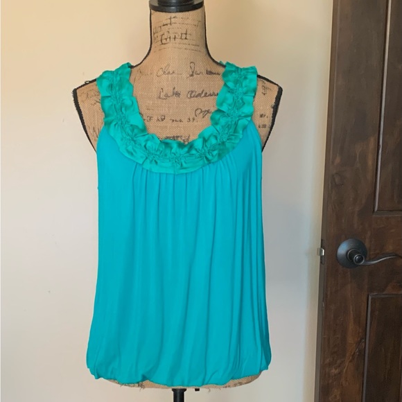 Gorgeous green petite blouse-New without tag! - Picture 1 of 3